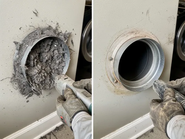 Professional clogged vent cleaning by Mount Holly Dryer Vent Cleaning in Mount Holly