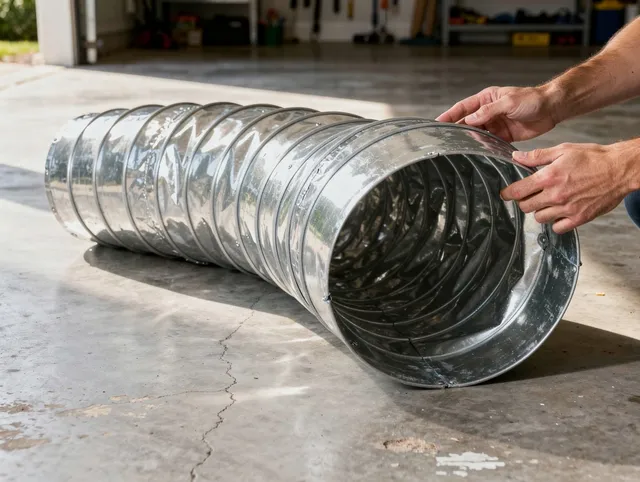 Mount Holly Dryer Vent Cleaning specialist using advanced equipment for thorough duct cleaning in Mount Holly