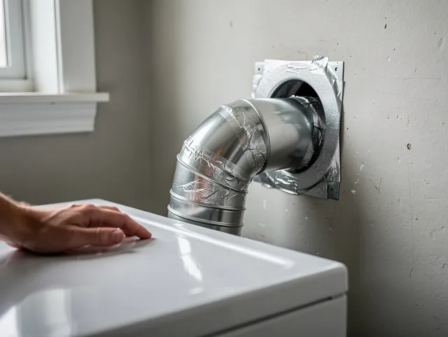 Mount Holly Dryer Vent Cleaning expert performing professional dryer vent repair and installation in Mount Holly